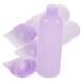 Alipis Lot de 3 Flacons Applicateurs pour Teinture Capillaire et Huile Cheveux Bouteilles Peigne Racines Pratiques Taille Moyenne Violet Usage Professionnel et Maison