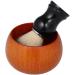 Luxury Healeved Shaving Bowl Set - Wooden Cup Brushes & Shell Soap for a Premium Shaving Experience - Buy Online on GoSupps.com