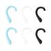 6 pieces silicone ear hook rubber band headset earring earrings ear protection ear cushion ear pads ear hook for facial protection mouth protection diy ma ske extender extension