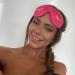 Smug Sleep Mask for Men & Women | 100% Darkening | 3D Design | Fits Extended Eyelashes | Velcro Fastener | Wink Pink - Buy Online on GoSupps.com