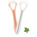 Comnico tongue scraping 2 pieces of stainless steel tongue cleaner increases general health tongue cleaner for adults and children oral hygiene travel outdoor camping