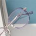 Fashionable Purple Reading Glasses for Men & Women - Large Frame Portable Anti Blue Light (1.0+) - Buy Online on GoSupps.com