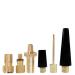 Valve adapter set 6 parts bicycle valve adapter set for ball balloon gymnastics ball and air mattress pump adapter for all common bicycle valve types DV & SV on AV AV on DV SV on DV