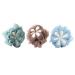 Healeved 3pcs Bath Ball Bath Flower Convenient Bath Loofah Portable Body Scrubbers Skin Shower Loofah Household Shower Loofah Shower Loofah for Washing Comfortable Shower Balls