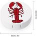 Red Lobster Round Case For Contact Lens Kit Storage Box with Mirror Printed - Buy Online on GoSupps.com