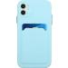 Buy Tivenfezk Nadoli Ultra Thin Silicone Case for iPhone 15 Plus - Shockproof Scratch-Resistant Wallet with Card Holder - Blue TPU Protective Cover - Buy Online on GoSupps.com