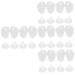 FOMIYES 16 Pairs Clip Toe Pad Thong Sandal Toe Protector Silicone Toe Guard Insoles for High Heels Silicone Heel Protector Clear Toe Protectors Non-Slip