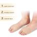 Gel Half Toe Sleeve - Metatarsal Pain Relief Pads for Bunion & Forefoot Cushioning | Protect & Relieve Pressure - International Shipping - Buy Online on GoSupps.com