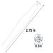 40 Pieces Bridal Wedding Rhinestone Hair Pins - Crystal Hair Clips for Women and Girls - U Shape Rhinestone Barrettes in White - Buy Online on GoSupps.com