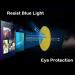Shop Gharaz 2 Full Frame Reading Glasses for Men & Women - Sporty Rectangular Anti-Blue Light - 2.0+ in Blue - Buy Online on GoSupps.com
