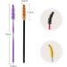 200 Pcs Disposable Mascara Wands | Eyelash Brushes for Eye Makeup | Multicolor Applicators - Buy Online on GoSupps.com