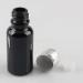 Tianzd 30ml Gloss Black Glass Bottles - 4 Pack with Sealed Stopper & Silver Cap | Perfect for Essential Oils Fragrance & Aromatherapy - International Shipping Available - Buy Online on GoSupps.com
