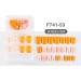 dijiusidy False Nail Perfect Matching Simple to Wear Fingernail Full Coverage Press Type Strong Viscosity Adjustable Paster Type 5 F741 Type 5 F741 - Buy Online on GoSupps.com