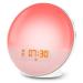 Light alarm clock LED WAKE UP LIGHT alarm clock with sunrise simulation daylight alarm clock FM radio alarm clock with light 7 colors 7 alarm tones alarm clock children alarm clock digital watch nighttail lamp
