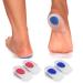 Best Gel Heel Cups - Pair of Heel Cushion Shoe Inserts. Foot Pain Relief Insoles for Heels Plantar Fasciitis Heel Spurs Achilles and Arch Pain Orthopedic Tendonitis Support for Women and Men Small/Medium (Pack of 2)
