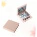 Shop 2pcs Empty Eyeshadow Dish & Cosmetic Case | Pink Square Palette for Cosmetics - International Shipping Available - Buy Online on GoSupps.com