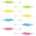 Gatuida 8st Small crocodile toothbrush children train toothbrush crocodile toothbrush child toothbrush sweet children's toothbrush soft toddler toddler caricature pt detergent