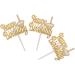misppro 12pcs Lovely Plastic Happy Birthday Cake Cupcake Topper Muffin Food Picks - Buy Online on GoSupps.com