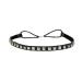 Mia Studded Headband | Fashionable Black Faux Leather Hair Accessory with Silver Studs | For Women, Teens, Girls | Chic and Cool Style (1pc) - Buy Online on GoSupps.com