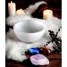 Selenite Round Cleansing Bowl - Handmade 6cm Selenite Stone for Healing, Meditation, and Jewelry Storage - Buy Online on GoSupps.com