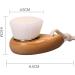 Skin Brush for Wooden Handle Facial Soft Cleansing: Face Scrubber Wash - Buy Online on GoSupps.com