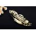 Vintage Metal Leaf Pearls French Hair Clips for Women - Retro Bronze Pigtail Spring Clips - Buy Online on GoSupps.com