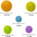 Theralino Hedgeball 5 Set - Pastel Massage Balls for Self-Massage of Feet Neck Back & Legs - International Shipping - Buy Online on GoSupps.com