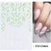 Metallic Golden French Nail Art Stickers Decals | 3D Self-Adhesive Glitter Lines & Hearts | 7 Sheets Nail Art Decoration for Women - Buy Online on GoSupps.com