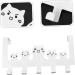 STOBAZA Wall Paw Soap Dish Hook up Hat Hangers Scarf Hanger Coat Rack Hooks Towel Hook Animal Hook Rack Row Hook Robe No Trace - Buy Online on GoSupps.com