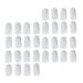 8 Pairs Toe Thumb Protector Silicone Gel Blisters Spacers Toe Divider Big Toe Separator Toe Silicone Pad Toe Bunion Straightener Sebs Orthopedic White Headgear