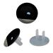 Yidax Outer Space Black Outlet Covers Baby Proofing - 24 Pack Childproof Socket Protectors for Home & Office - Easy Install 1.3x1.3 in - Buy Online on GoSupps.com