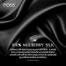 R.o.s.s 100% Mulberry Silk Sleep Mask - Premium Black Eye Mask for Ultimate Comfort and Blindfolding - Buy Online on GoSupps.com
