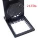 10 X Linen Test Three Folding Magnifying Glass Portable Zinc Alloy Magnifierwith LED Lamp for Textile Jewelry Collection Repair Magnifying Glass - Buy Online on GoSupps.com