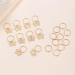 20PCS Hair Beads For Women Braids Jewelry For Hair Dreadlocks Accessories Metal Gold Silver Clips Cuffs Coils Shells Rings For Hair Braiding Beard Decoration one color D - Buy Online on GoSupps.com
