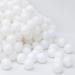 LittleTom 50 Plastic Baby Balls - 5.5cm Ball Pit Play Balls for Kids - White | International Shipping Available - Buy Online on GoSupps.com