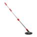 Gleavi mop bar Telescopic broom cleaning tools soil Wiper cleaning agent Moppbester Broor Beds Mopptager Gang replacement mop accessories mopping handle stainless steel for rotating red red 1 piece (1 Pack)