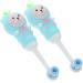 Healeved 6-Pack Children's Toothbrushes with Soft Bristles & Bear Covers - Gentle Care for Toddlers & Kids | Travel-Friendly Toothbrush Set - Buy Online on GoSupps.com