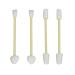 Buy Reusable Silicone Cotton Swabs - Eco-Friendly Double Tipped Makeup Buds for Beauty & Baby Care (4pcs) - International Shipping Available - Buy Online on GoSupps.com