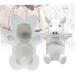 OUNONA Candle Molds Clay Molds Animal Silicone Candy Candle Decor Cake Pops Mold Non-Stick Mold Silicone Ice Cube Molds Ice Block Mold Chocolate Molds DIY Dessert Mold Piggy Biscuit 3D - Buy Online on GoSupps.com