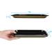 TLHOA Metal Rolling Tray - Black (7 x 5.5) | Durable and Stylish Tray - Buy Online on GoSupps.com