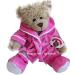 Build Your Bears Wardrobe Teddy Bear Robe with Slippers - Candy Pink - Buy Online on GoSupps.com