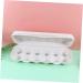 LABRIMP Food Serving Tray 2pcs Egg Tray Holder with Lid Drawer Organizer with Lid Egg Holer Storage Box Egg Carton Portable Grey 30X11CM - Buy Online on GoSupps.com