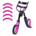 Eyelash Curlers with Comb Stainless Steel Lash Curler Quick Eye Makeup Accessory with 5 Replacement Refills for Women Girl