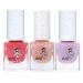 Miss Nella Good Vibellack 3 Set - Abracadabra Sugar Hugs & Butterfly Wings | Non-Toxic Peel-Off Nail Polish for Kids | Water-Based & Odorless - Buy Online on GoSupps.com
