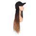 Yunkang Baseball Cap Wig Long Ombre Braids Hat with Synthetic Box Braiding Hair Extensions - Black/Brown/Light Brown (B-53) - Buy Online on GoSupps.com