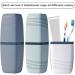 3-Piece Travel Toothbrush Cup Set | Creative Toothbrush Cases for Camping School & Business Trips | Multi-Color Options - Buy Online on GoSupps.com
