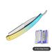 Colorful Manual Straight Razors - Stainless Steel Beard & Body Groomers | Foldable Single Edge Blades for Hair Removal - TD106CHA-2 - Buy Online on GoSupps.com
