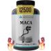 MACA BLACK - IMPORTANT: 25:1-12 500mg MACA powder - 180 capsules - German production - Vegan - Laboratory tested
