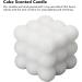 Handcrafted White Cube Scented Candle | Elegant Soy Wax Decor for Home & Scenery | International Shipping - Buy Online on GoSupps.com