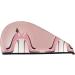 High Heel Shoes Butterfly Microfiber Hair Towel | Soft Super Absorbent Quick Dry Wrap for Long Curly & Thick Hair - Coral Velvet for Women - Buy Online on GoSupps.com